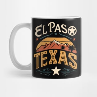 El Paso Texas City Vintage Mug